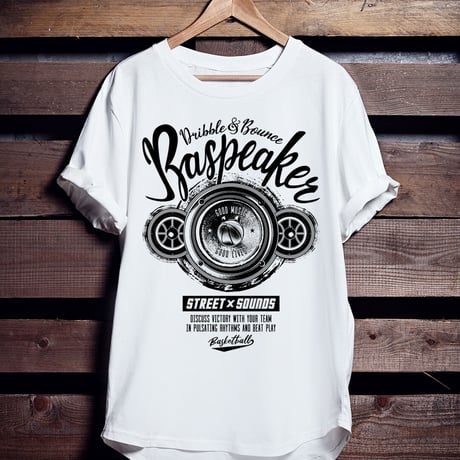 バスケTシャツ「Baspeaker」