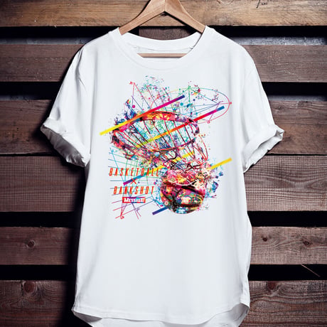 バスケTシャツ「GRAPHIC BANKSHOT」