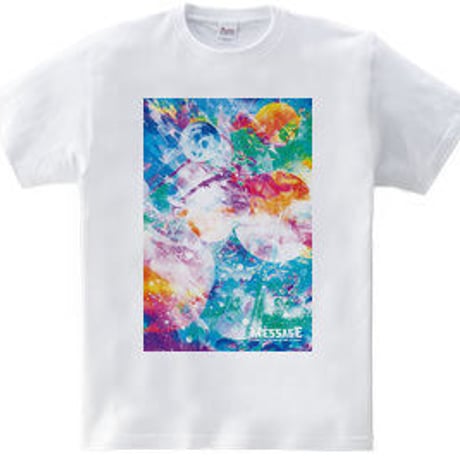 グラフィックアートTシャツ「AquaSpace World」