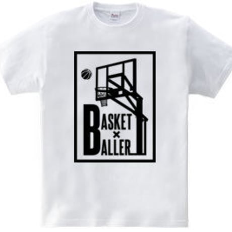 バスケTシャツ「BASKET×BALLER」