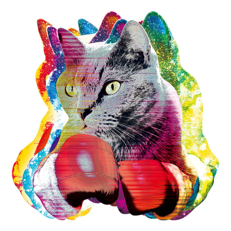 ねこボクシングTシャツ「Boxer Cats」
