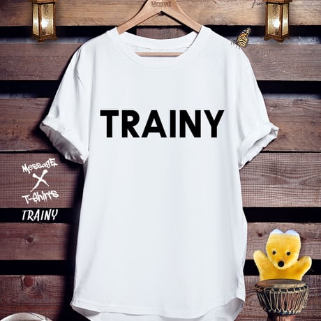 筋トレワークアウトTシャツ「TRAINY」