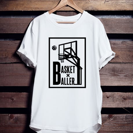 バスケTシャツ「BASKET×BALLER」