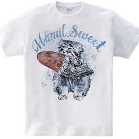 焼き芋マヌルネコTシャツ「Manul Sweet」