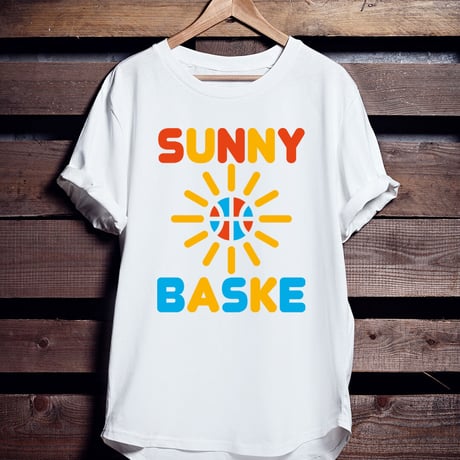 バスケTシャツ「SUNNY BASKE」
