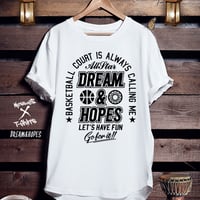 バスケTシャツ「DREAM&HOPES」