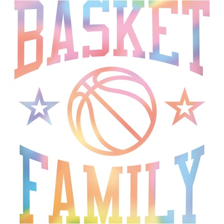 バスケTシャツ「BASKETBALL FAMILY」