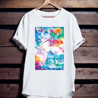 グラフィックアートTシャツ「AquaSpace World」