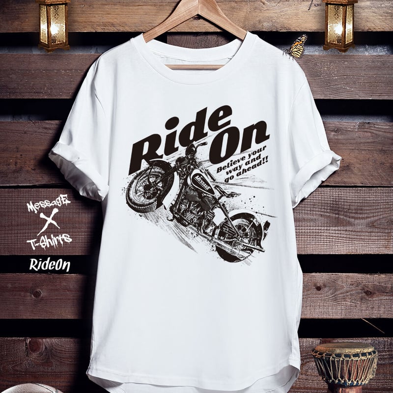 バイクTシャツ「RideOn」 | MessagE