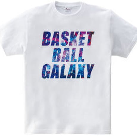 バスケTシャツ「BASKETBALL GALAXY」