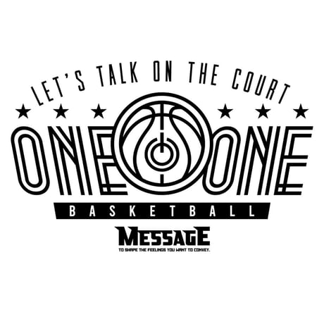 バスケTシャツ「ONE ON ONE」