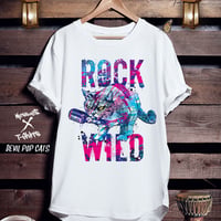 音楽ねこTシャツ「DEVIL POP CATS」