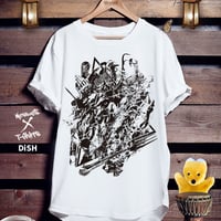ストリートアート黒Tシャツ「DiSH」 | MessagE