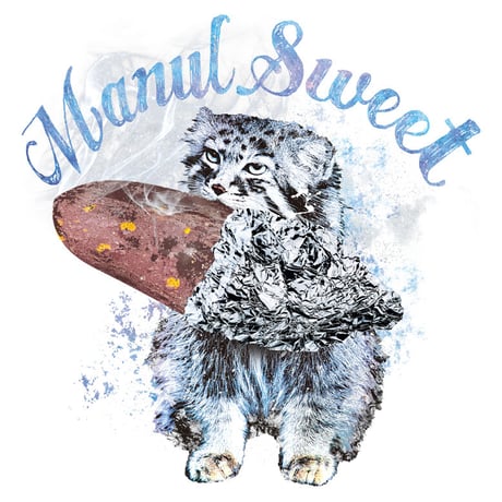 焼き芋マヌルネコTシャツ「Manul Sweet」