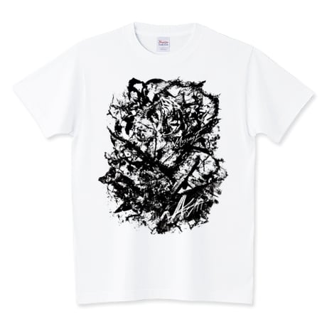 動物アートTシャツ「Don't Be Afraid」