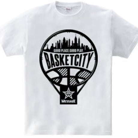 バスケTシャツ「BASKETCITY」