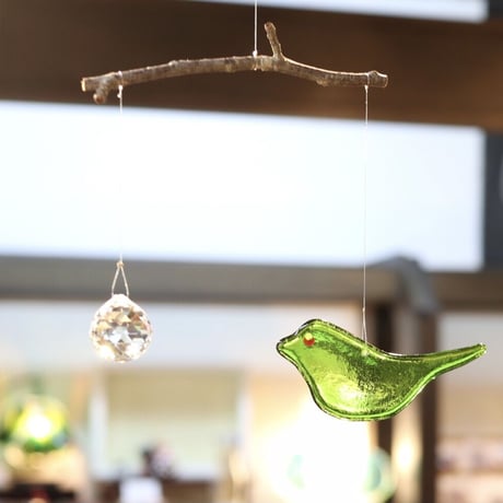 鳥さんとスワロのモビール