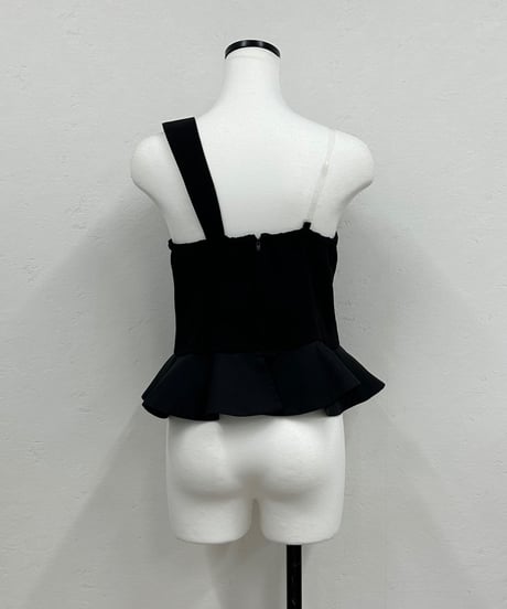 【DOS DIOSAS】peplum frill bustier