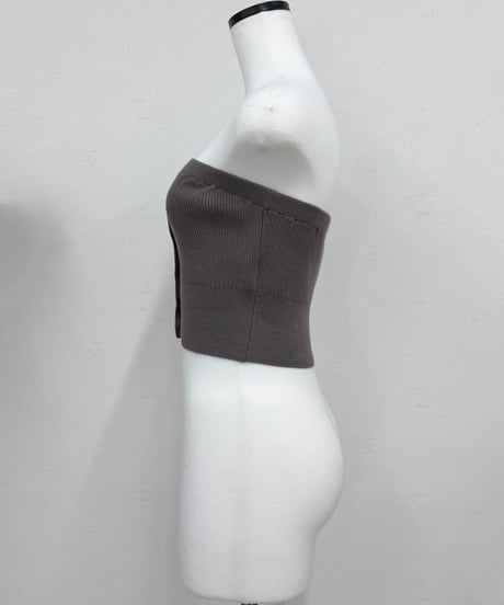 【Limue】bustier set shirt