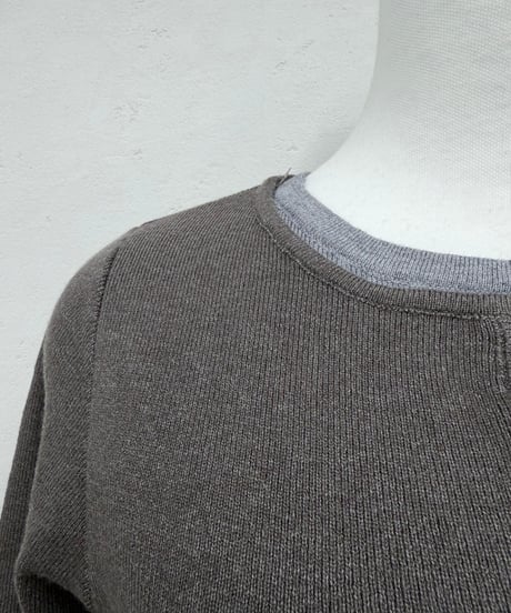 layered henryneck pullover
