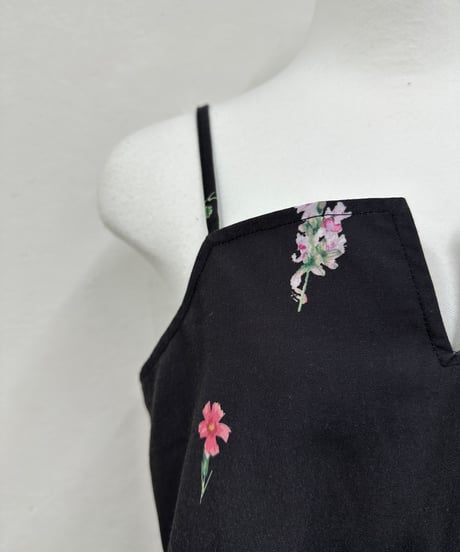 flower print cami bustier