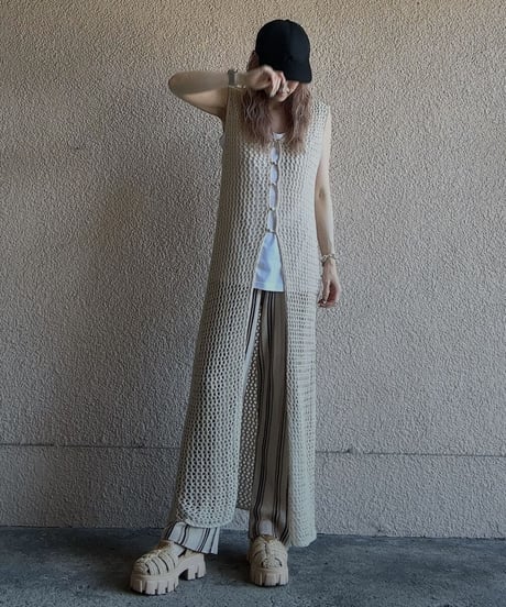linentouch stripe pants