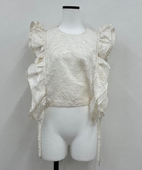 jacquard frill gilet