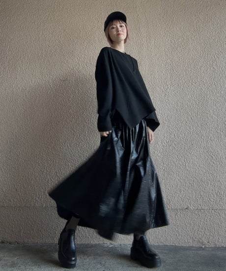 【DOS DIOSAS】metallic skirt