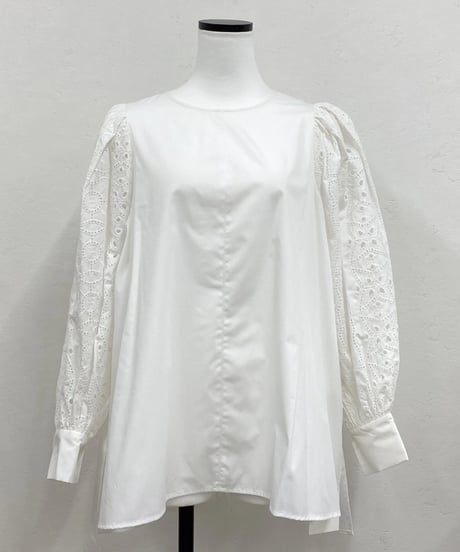 lace sleeve shirt
