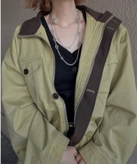 bicolor blouson