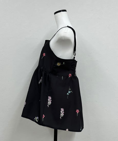 flower print cami bustier