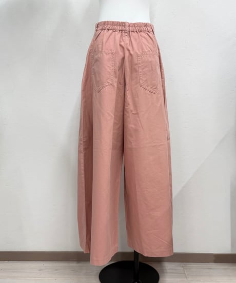 【Limue】wide tuck pants