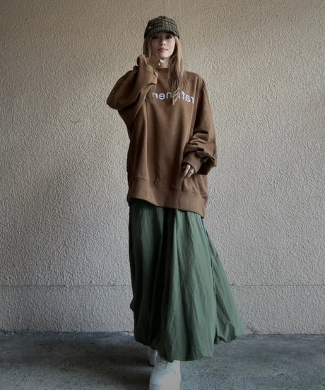 side line balloon skirt
