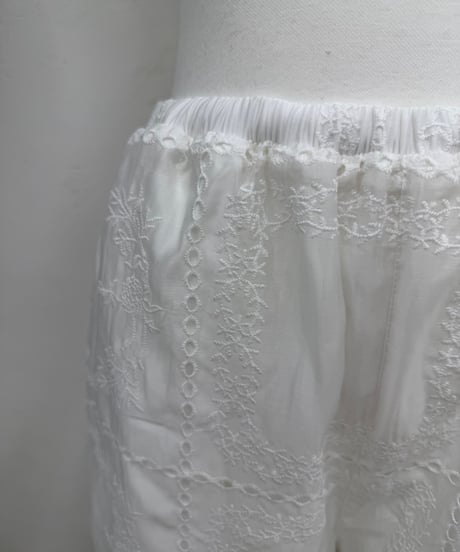 embroidery lace pants
