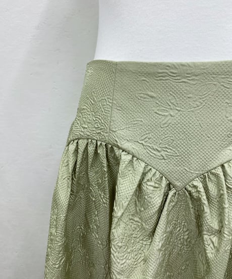 emboss  bubble skirt