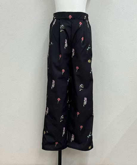 flower print wide PT