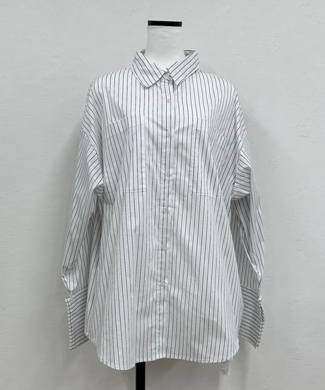 stripe longcuffs shirt