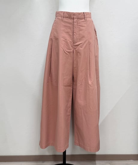 【Limue】wide tuck pants