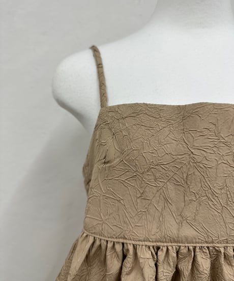 jacquard peplum cami