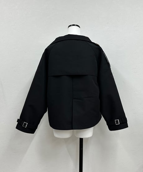【Amu】short trench coat