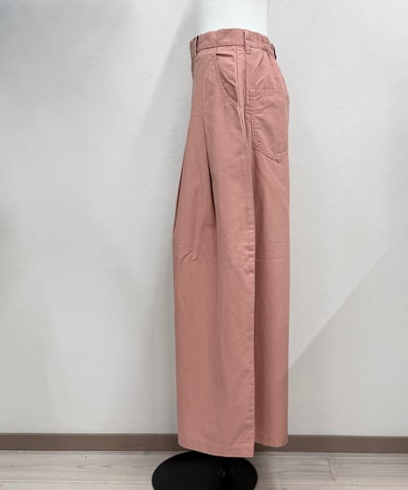 【Limue】wide tuck pants
