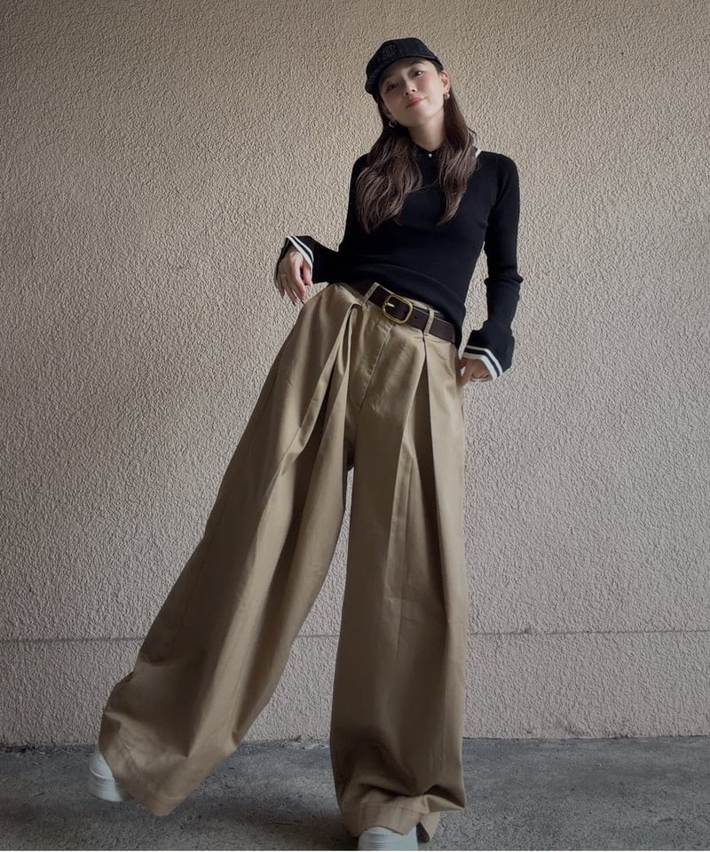 tuck chino widePT | Amu