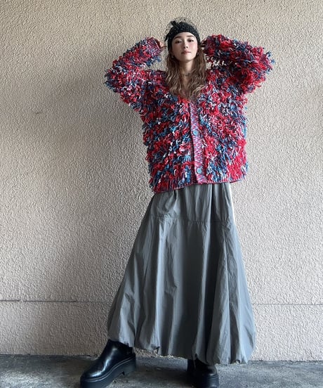 side line balloon skirt