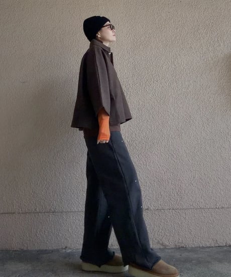 fake wool polo