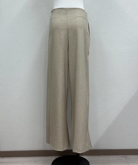 pleat wide pants
