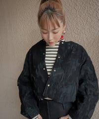 【DOS DIOSAS】jacquard short jacket