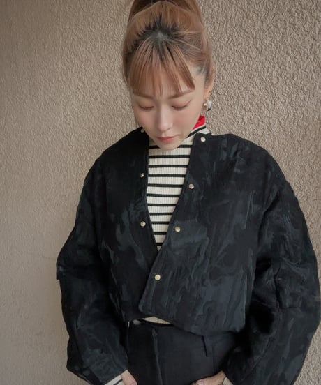 【DOS DIOSAS】jacquard short jacket