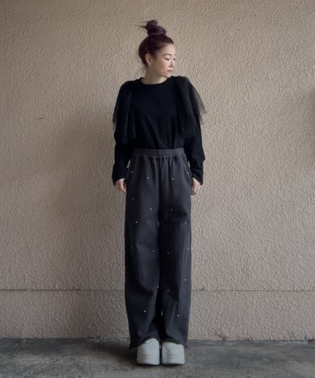 shoulder tulle tops