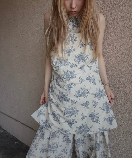 flower design shirt ＆cami