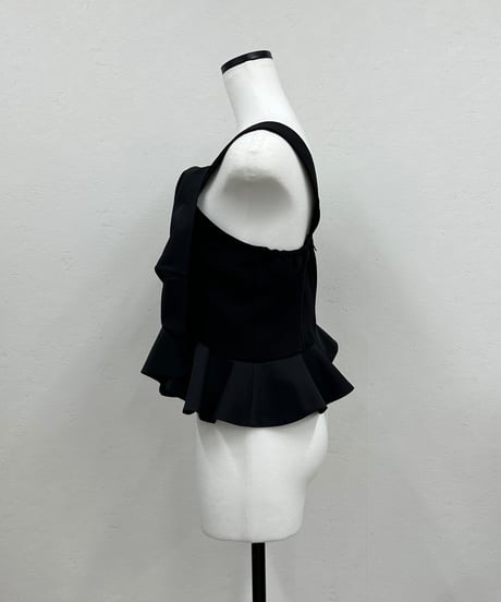 【DOS DIOSAS】peplum frill bustier